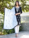 Bs 151 Rayon Cotton Top With Bottom Dupatta Collection